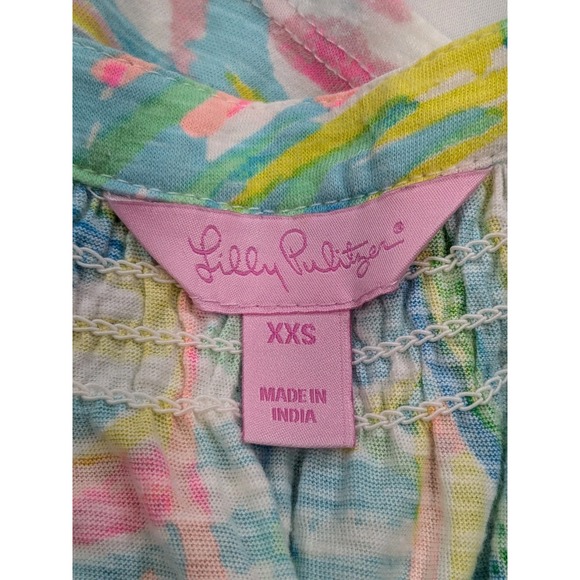 Lilly Pulitzer Essie Colorful Sleeveless Summer Preppy Nautical Size XXS A076 - Picture 3 of 9